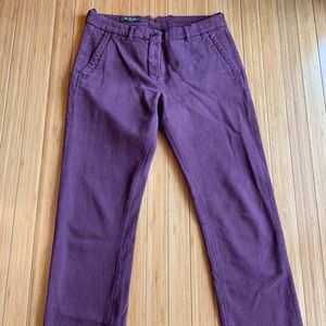 Loro Piana Burdgundy jeans